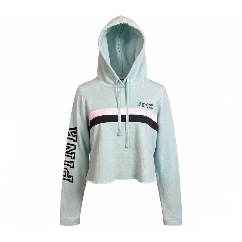 PINK Victoria's Secret Light Blue Hoodie size small